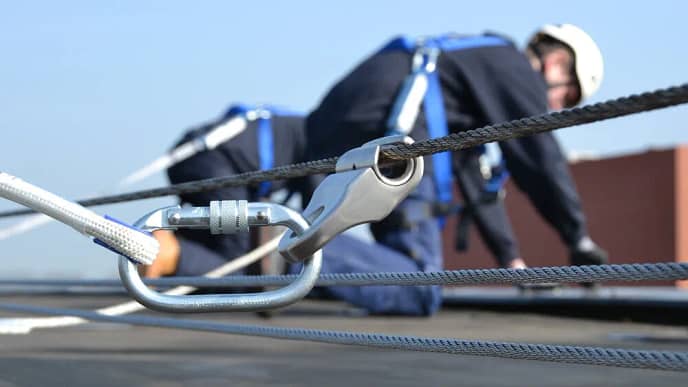 Teste Carga,Desempenho, Stress Linha de Ancoragem Horizontal